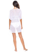 V-NECK DOLMAN SLEEVES TUNIC - POWER MESH